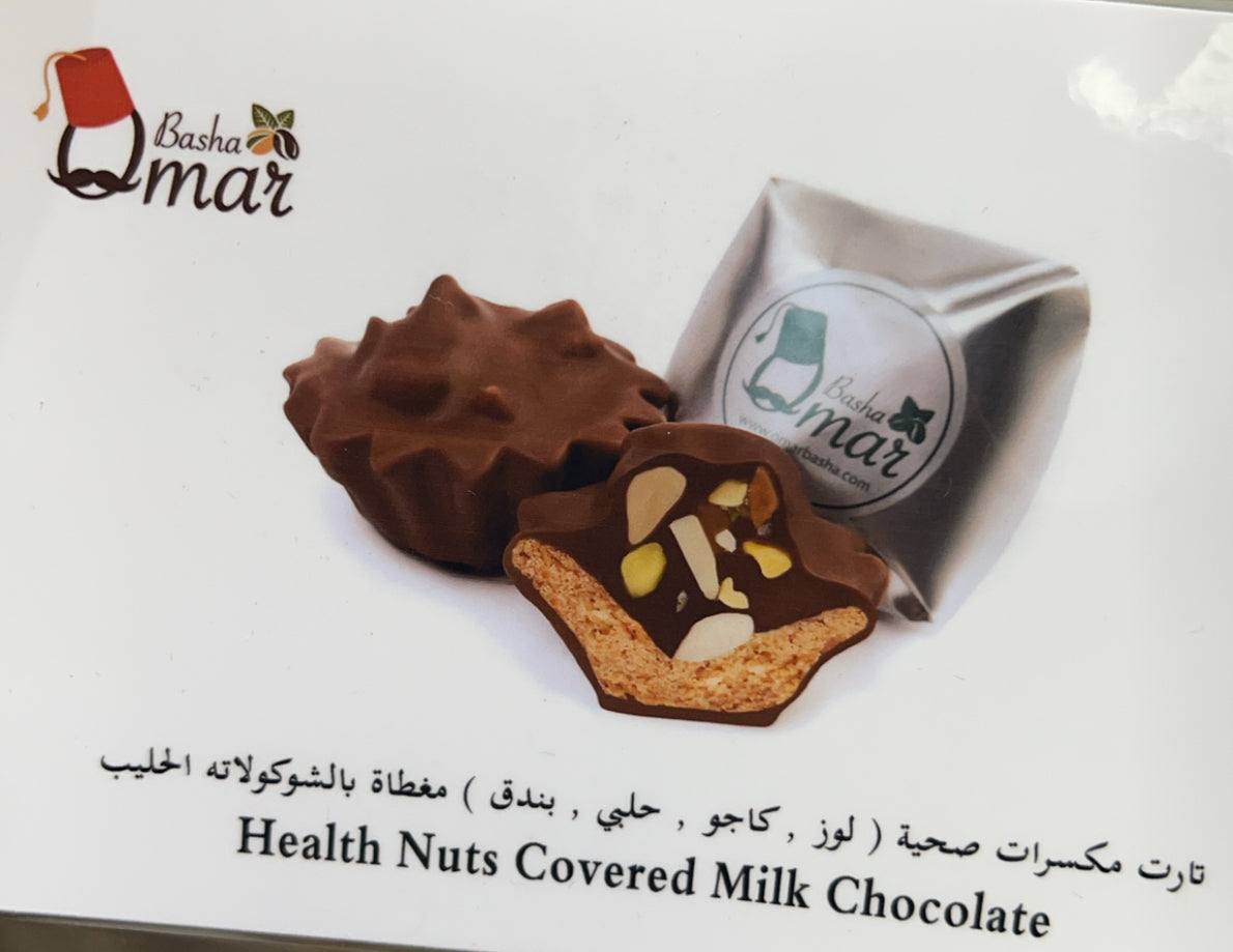 Health Nuts Covered Milk Chocolate