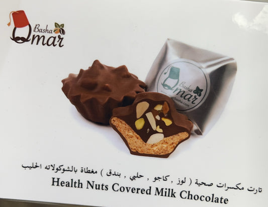 Health Nuts Covered Milk Chocolate