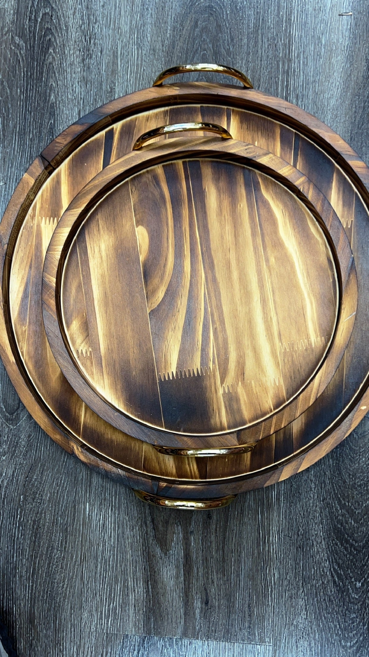 Wooden trays