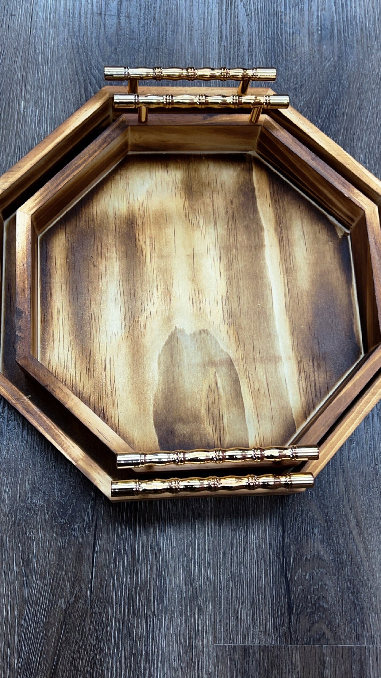Wooden trays