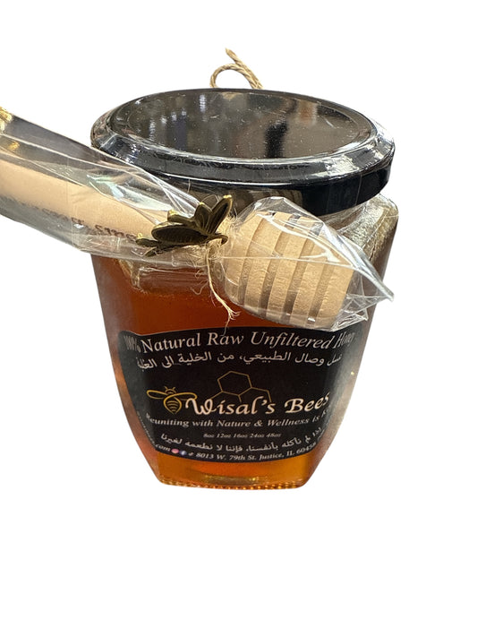 100% natural raw unfiltered honey 1Lb