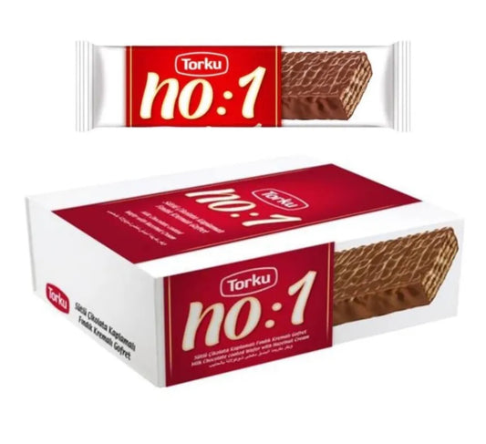 24 X No.1 Chocolate Milk Cream Wafer