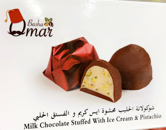 Milk Chocolate Stuffed With Ice Cream & Pistachio
