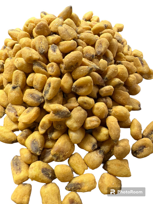 Cheese flavour, corn nuts