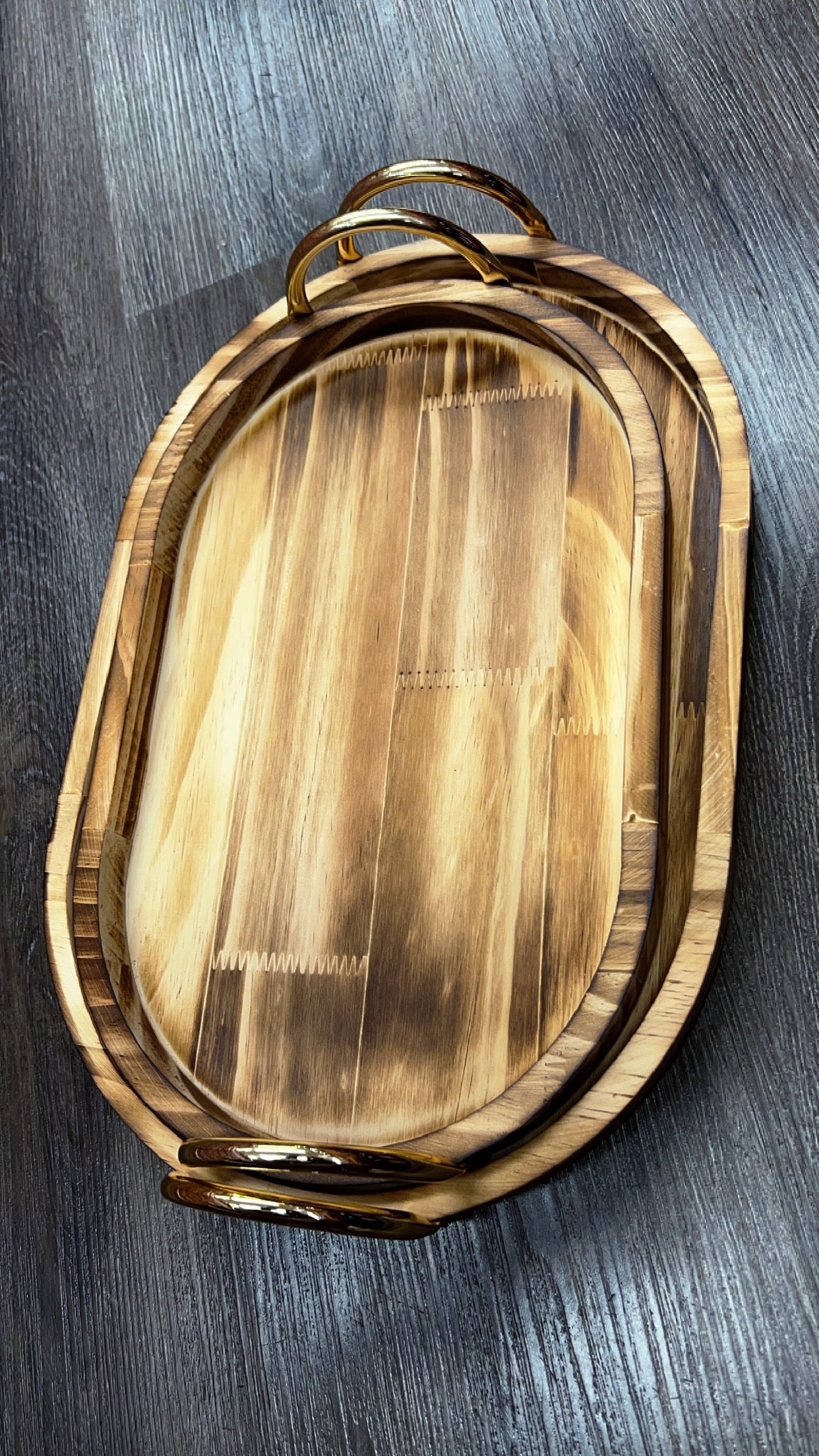 Wooden trays