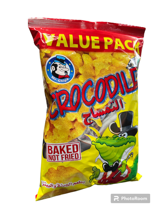 Crocodiles chips cheese &pizza flavour
