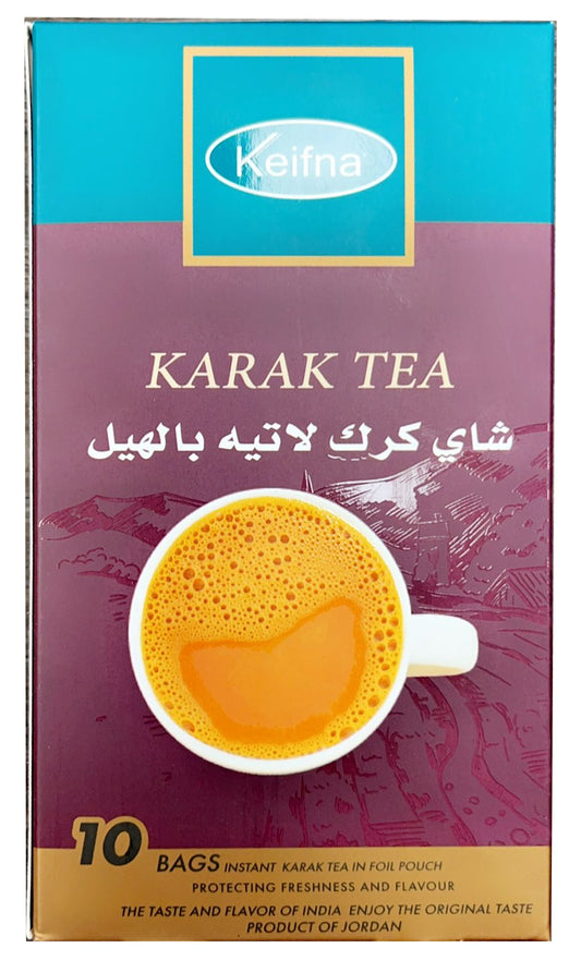 Keifna Karak Tea 10 Bags instant Karak Tea in Foil Pouch