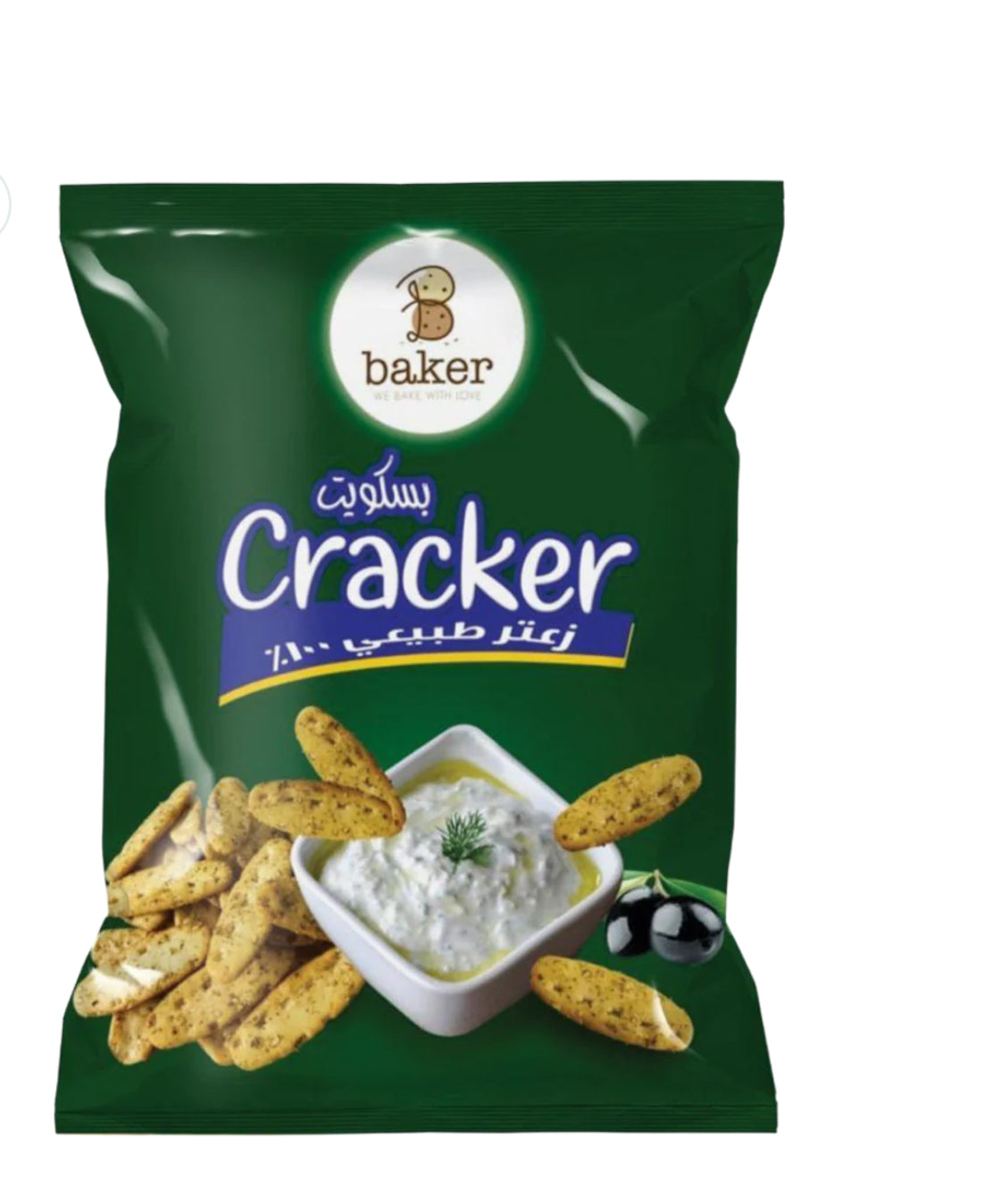Baker Zaatar crackers 28g