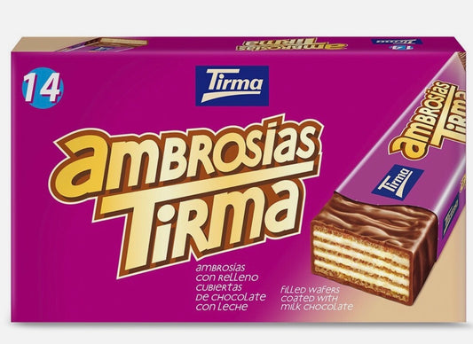 Tirma WafeRS
witH
milk cHocoLate