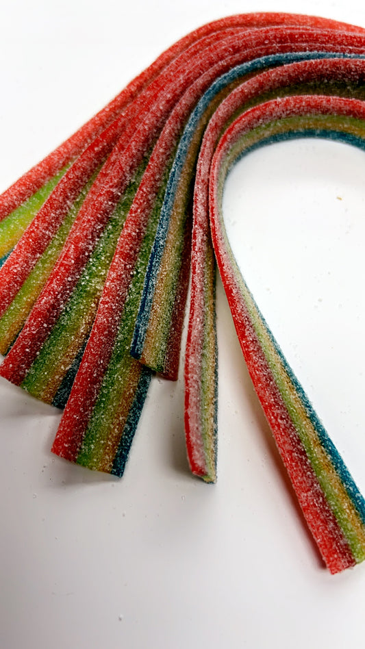 Sour rainbow belts