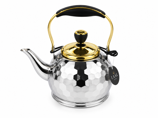 Silver Stainless Steel Tea Kettle 1.0L