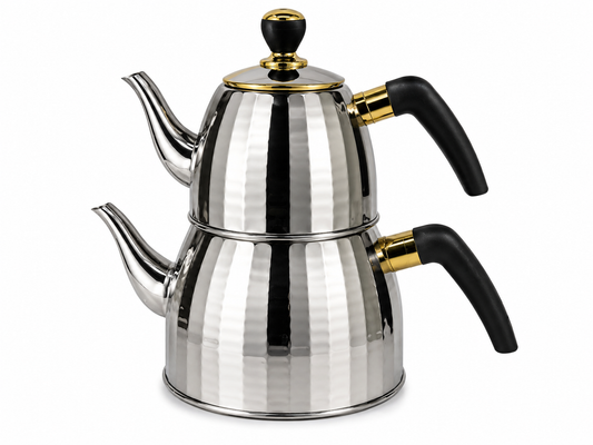 Silver Stainless Steel Tea Kettle