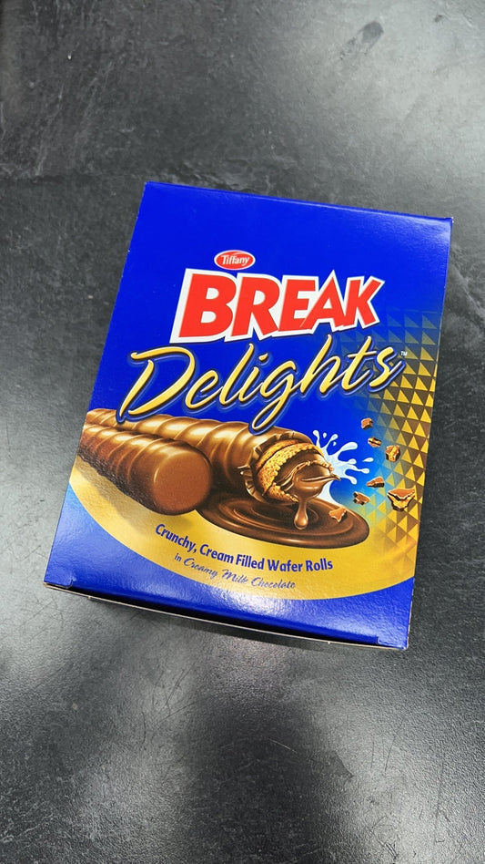 Break Delights Crunchy, Creamy Filled Wafer rolls